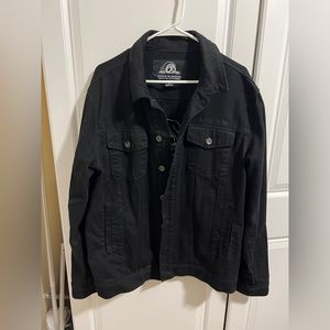 Sketchy Tank In Paradise Black Denim Jacket